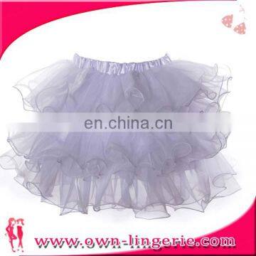 Latest Skirt Design Pictures Adult Clothes Girl Mini Skirt Fashion Organza Skirt photo-4