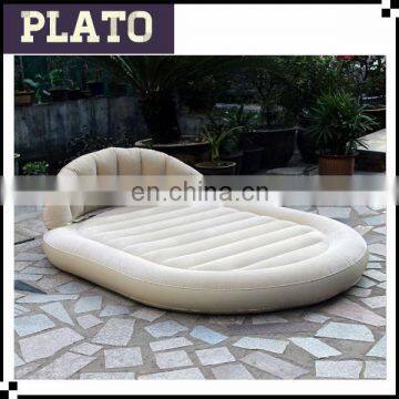 Luxury oval inflatable mattress,inflatable bed,air bed for double people