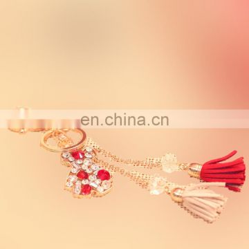 Fashion personalized souvenir alloy rhinestone crystal Key chain MCA-0123