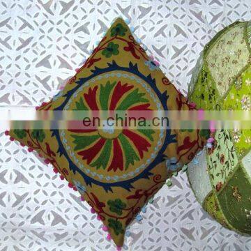 Suzani Hand Embroidey cushion covers floor cushion cases