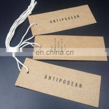 Custom Recycled Kraft Paper Hang Tags With String photo-5
