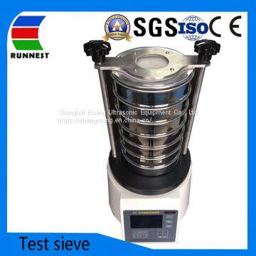 Ss304 Vibrating Grading Test Sieves with Europe Tyler ASTM Standard (SY200)