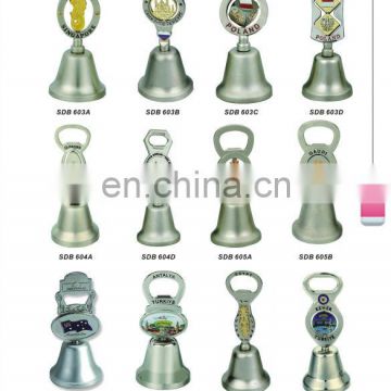 2014 new design souvenir wedding bell/brass dinner bells/dinner table bell