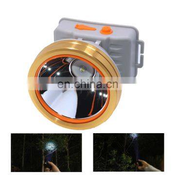 IPX4 350-500m Throw Distance 3000mAh Battery Rechargeable Head Lamp LED Waterproof