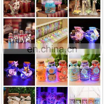 fancy decorative wishing jar bottle with light wishing bottle for 2017 best Valentine's Day gifts