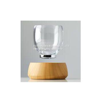 magnetic floating levitate bottom water cup