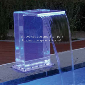 artificial waterfalls for garden swimming pools