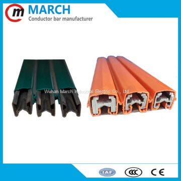 Гальванизированная стальная токоведущая рельса емкостью 125 А для мостового крана photo-4