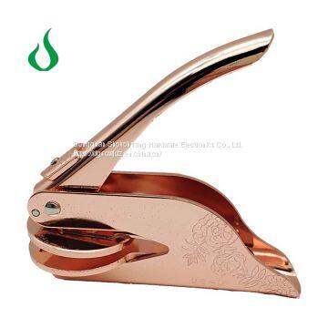 Letter Custom Metal Design Embossing Stamp