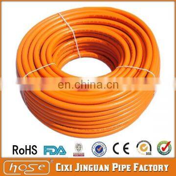 CE!!! orange color high quality LPG PVC hose best quality gas PVC hose OEM hose Thermosetting PVC of LPG as customer required