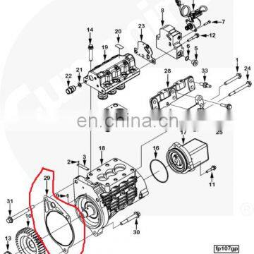 3686758 5414049 Cummins ISX QSX ISX15 QSX15 Fuel Pump Support Mounting Gasket