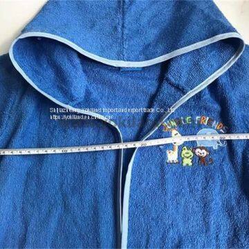 Printed Cotton Kids Bathrobe photo-4