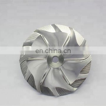 TD08H 66.70/94.04mm 6+6 blades turbo Billet/milling/Aluminum2618 compressor wheel for Upgrade 49188-03020