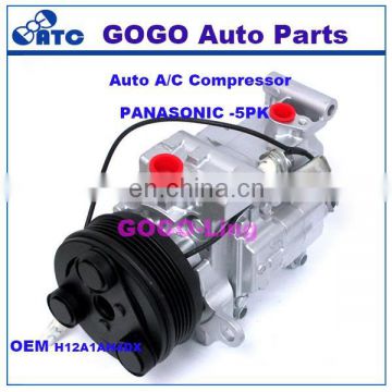 GOGO PANASONIC Auto A/C Compressor for MAZDA 5 OEM H12A1AH4DX H12A0CC4JX H12A1AH4FX