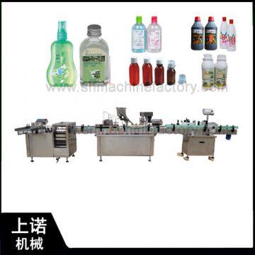 Automatic Liquid production filling line in guangzhou