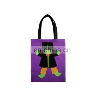 100% wool felt halloween felt candy bag for children