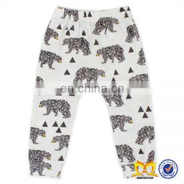 Cute Bear Toddler Boys Pant Hip Hop Harem Pants Baby Pant