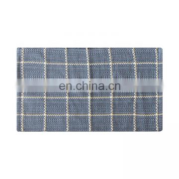 Hot selling cotton woven customized kitchen checker pattern carpets