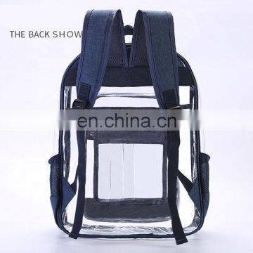 New Cold Resistant Transparent Waterproof PVC Backpacks Beach Clear Backpack photo-6
