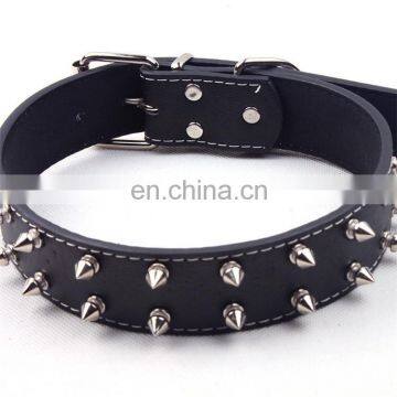 Eco-friendly New Products Most Popular Pet Punk Style Big Dog PU Rivet Collar photo-3