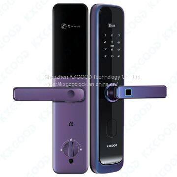 Smart Handle Fingerprint Digital Safe Lock for Home Door KXG-F3 photo-2
