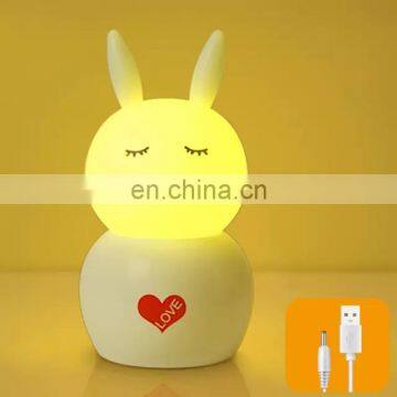 2020 New Smart LED Night Light 3 Color of Temperature Adjustable Bedside Table Light for Baby Sleeping Lights photo-4