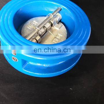 ductile cast iron dual plate wafer type check valve