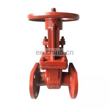 Russia standard carbon steel cast iron direct buried bronze gate valves