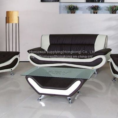 Modern leather sofa set for office or residential  YF139