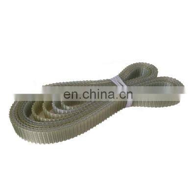 Transparent  PU industrial toothed double sided steel timing belt