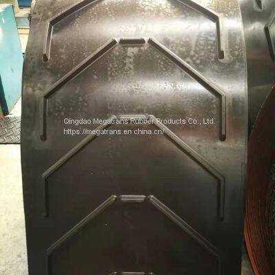 Chevron rubber  converyor belt