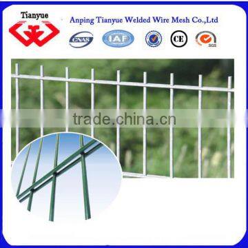 HDG and electro galvanized or PVC coated double wire fence