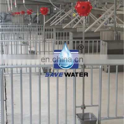 Automatic pig/sow/piglet/swine feeder nipple drinker waterer ss with water level controller for animal husbandry equipment