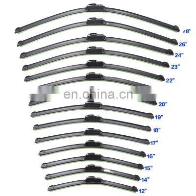 CL607 frameless soft wiper blade glass window cleaning wholesale wiper blades universal windshield wiper