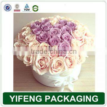 Custom Color White Black Flower Boxes With Handle Packaging photo-5