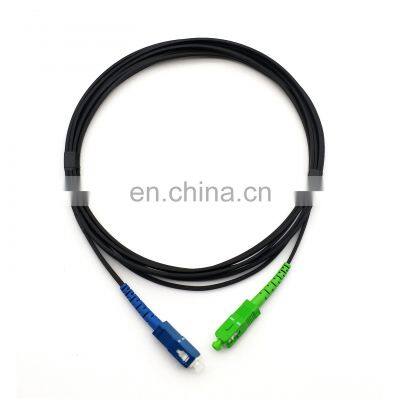 60meter SC/UPC-SC/APC 1core G.657A self-supporting steel wire outdoor FTTH drop Cable fiber optic patchcord