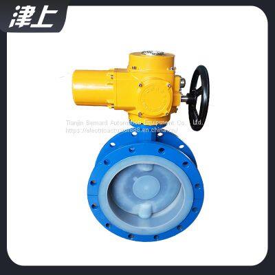 Turbine Flanged Butterfly Valve DN15 Electric Actuator photo-5