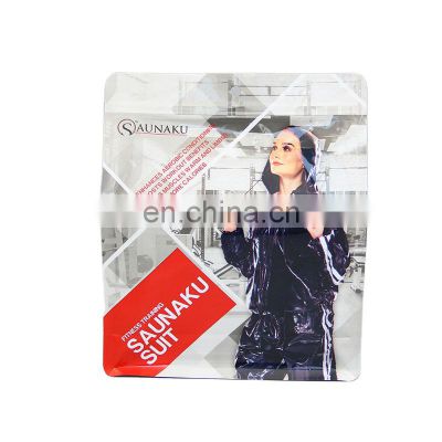 High quality customized aluminum foil 8 side seal flat bottom cloth packaging bag