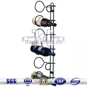 Wine Bottle Support Display Metal Shelf with 5 Tiers