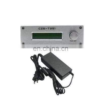 CZE-T251 FM Transmitter 0-25W Adjustable 87-108MHz Mono Stereo PLL Broadcast Station with Power Supply