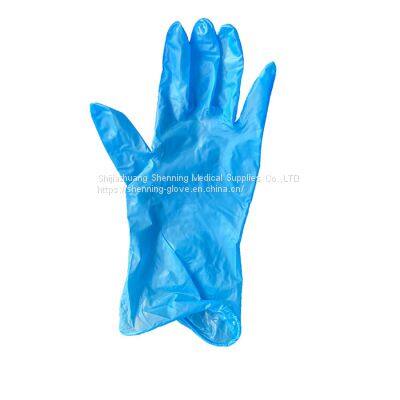Wholesale Blue/black Pvc Nitrile Blend Exam Safety Gloves photo-5