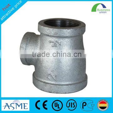 seamless stainless steel reducer pipe tube tee