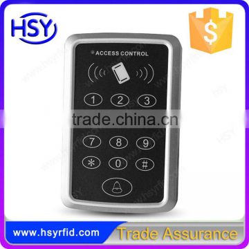 Hot-selling ABS case 1000 cards standalone rfid single door access controller with digit touch keypad