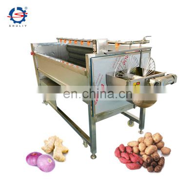 Vegetables Washing Machine Fruit Brush Washing Machine Potato Cassava Peeling Machine