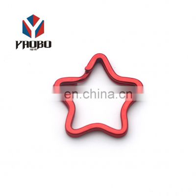 Good Reputation Different Size Chain Flower Shape Split Key Ring For Promotion Gifts