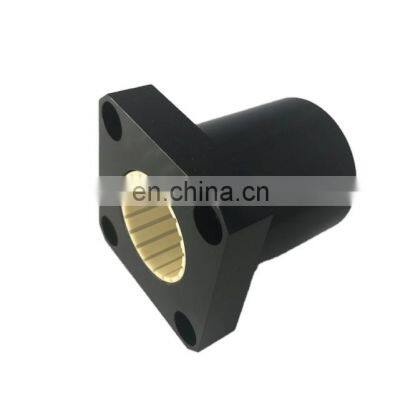 Square flange LIN-01RT-40 replace IGUS FJUM-02-40 self-lubricating plastic linear bearing