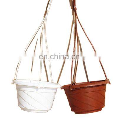 Home Garden Supplies Hanging Desktop Horticulture Flower Pots Round Succulents Flowerpot Durable Plant Plastic Modern
