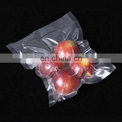 Custom Printed Transparent 3 Sides Seal Frozen Vacuum Sealer Storage Bags For Food Save Vacuum Bag Wholesale Food Grade Pouch