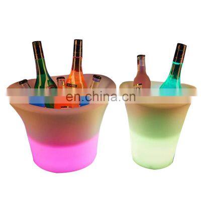 led wine bottle cooler 1.5l commercial electric plastic led light ice bucket champagne wine coolers