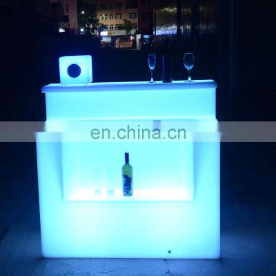 led bar counter and table /Commercial Top hookah Illuminated Led Night Club Furniture lounge bar modern bar counter